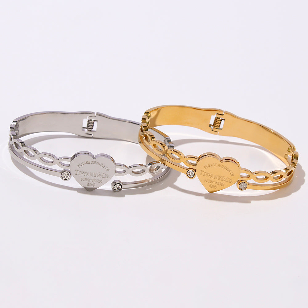 Tiff Heart Bracelet