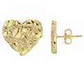 Nugget Heart Earrings